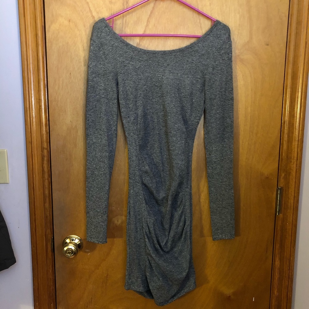 Express Grey Sweater Dress